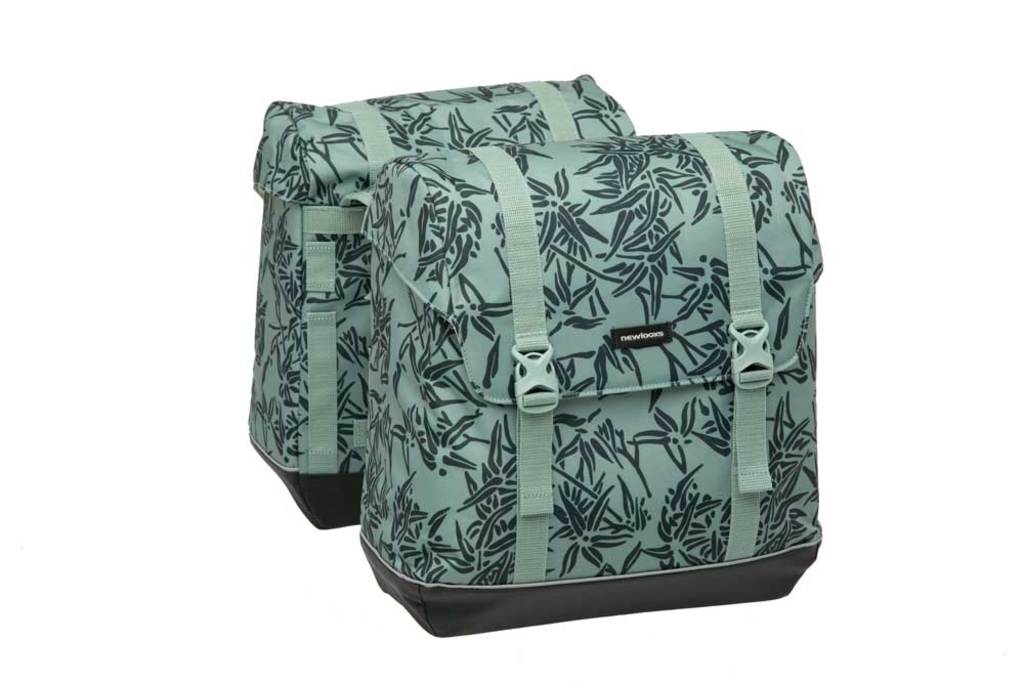 Dubbele-Fietstas-New-Looxs-Alba-Double-Bamboo-Green-42L Dubbele-Fietstas-New-Looxs-Alba-Double-Bamboo-Green-42L